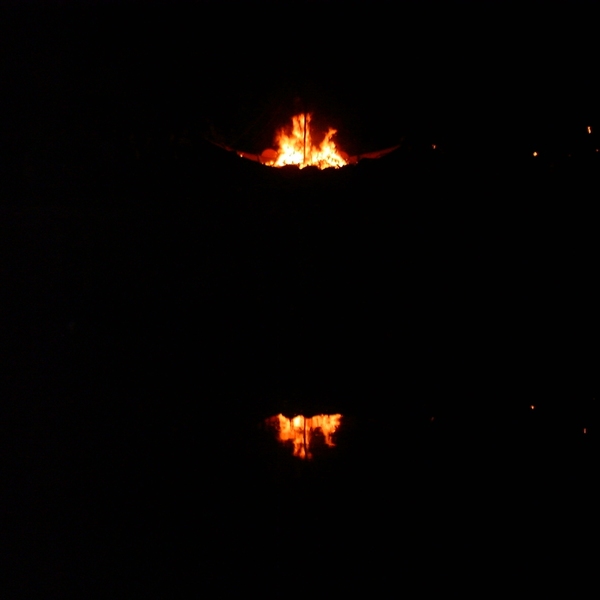 Amlwch 2004 (Gorm) burning boat reflection 1.jpg